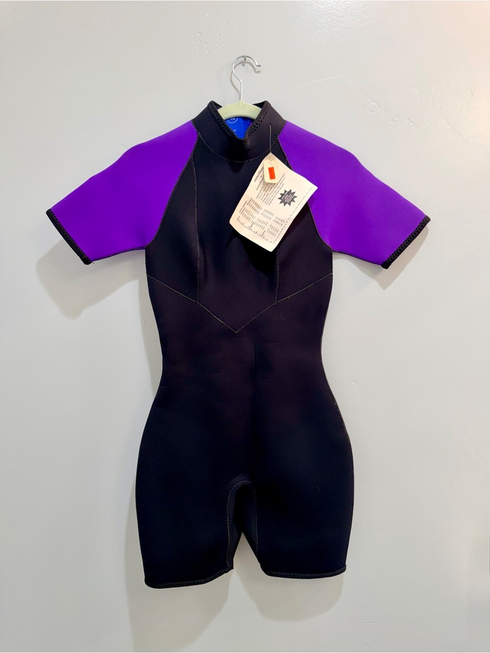 Vintage 90s WaterWear by International Divers Inc. Women's Shorty Wetsuit NWT S